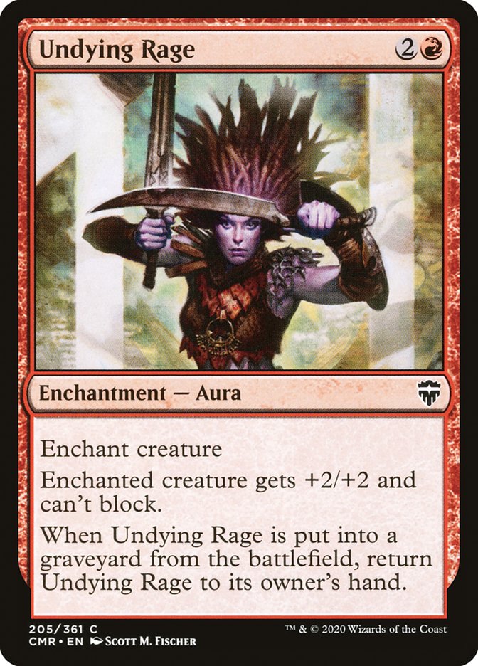 Undying Rage [Commander Legends] | Tables and Towers