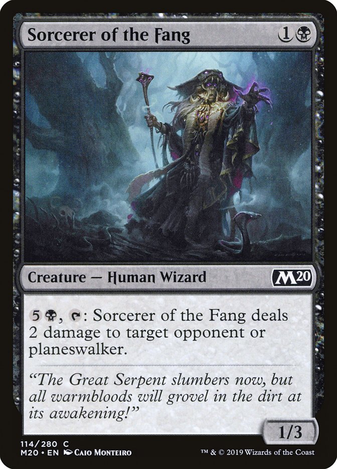 Sorcerer of the Fang [Core Set 2020] | Tables and Towers