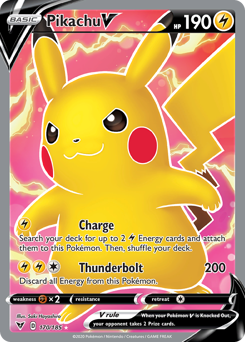 Pikachu V (170/185) [Sword & Shield: Vivid Voltage] | Tables and Towers