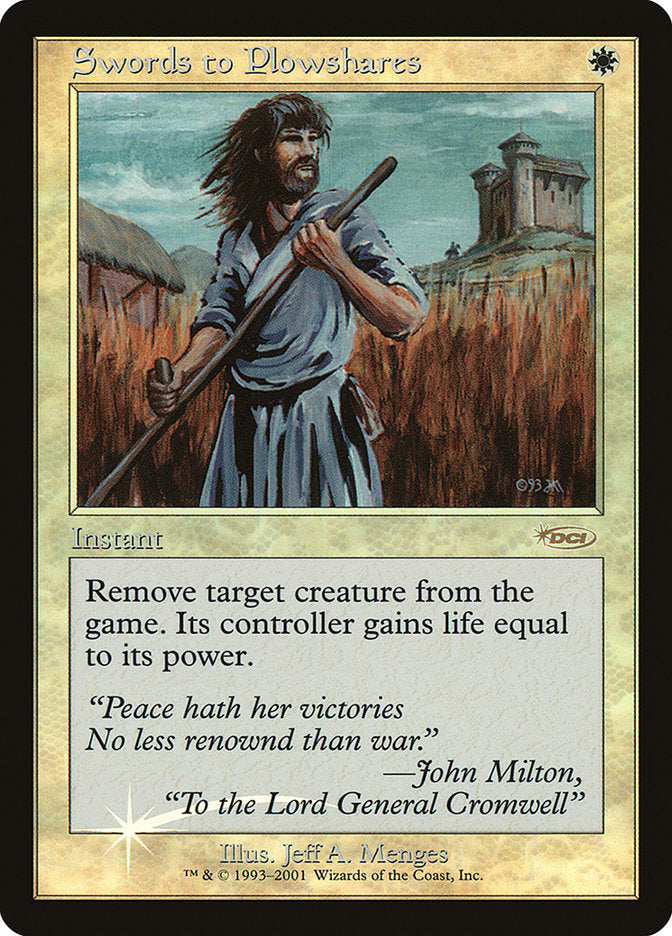 Swords to Plowshares [Friday Night Magic 2001] | Tables and Towers