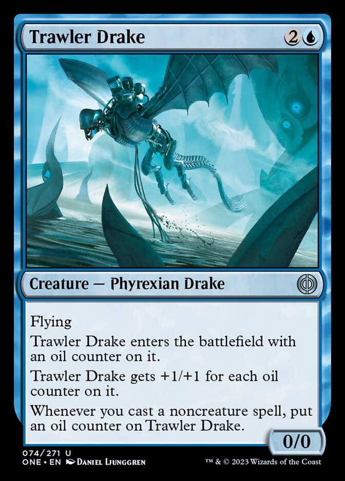 Trawler Drake [Phyrexia: All Will Be One] | Tables and Towers