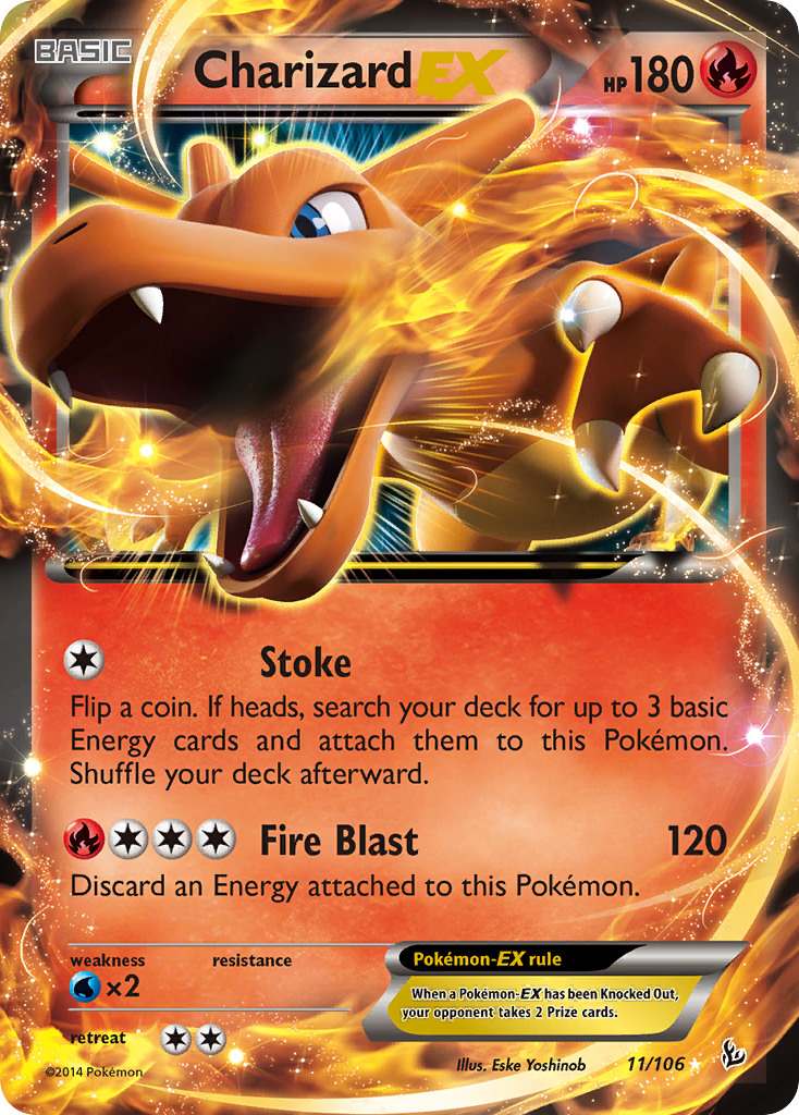 Charizard EX (11/106) [XY: Flashfire] | Tables and Towers