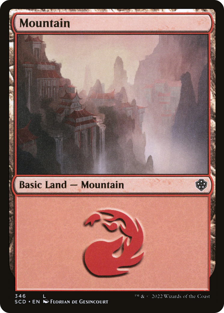 Mountain (346) [Starter Commander Decks] | Tables and Towers