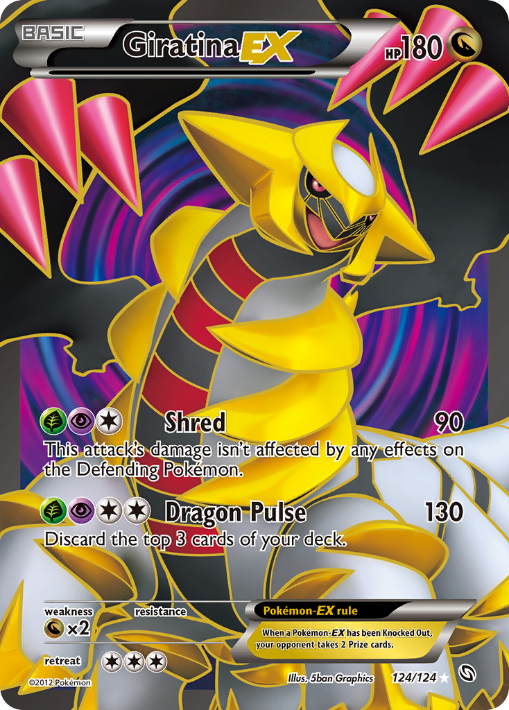 Giratina EX (124/124) [Black & White: Dragons Exalted] | Tables and Towers