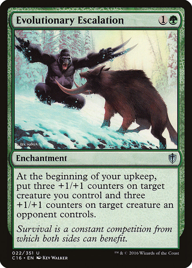Evolutionary Escalation [Commander 2016] | Tables and Towers