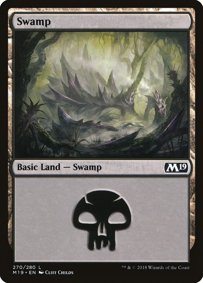 Swamp (270) [Core Set 2019] | Tables and Towers