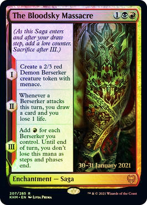 The Bloodsky Massacre [Kaldheim Prerelease Promos] | Tables and Towers