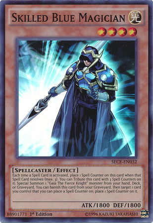 Skilled Blue Magician [SECE-EN032] Super Rare | Tables and Towers