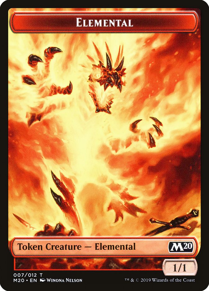 Elemental Token [Core Set 2020 Tokens] | Tables and Towers