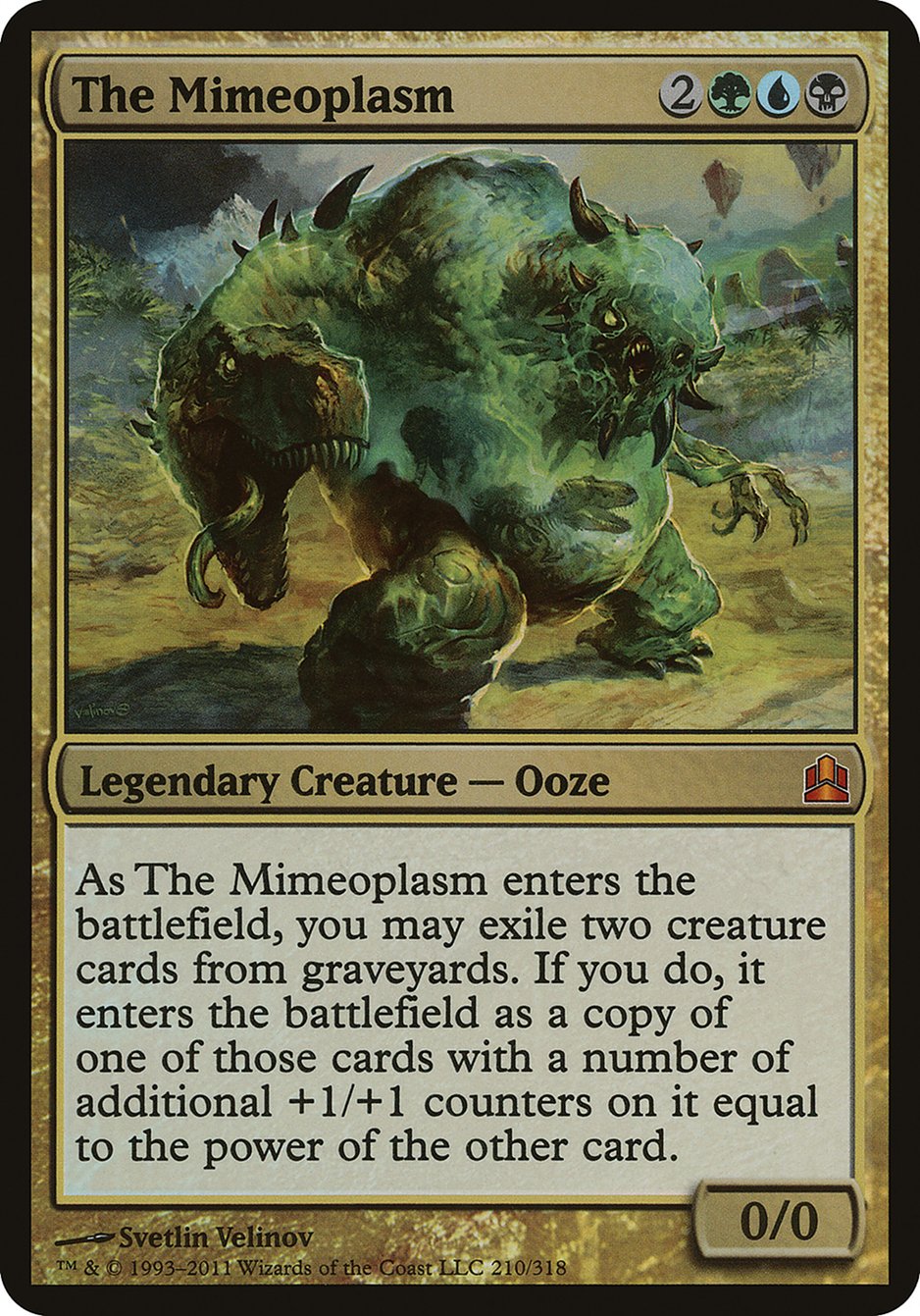 The Mimeoplasm (Oversized) [Commander 2011 Oversized] | Tables and Towers