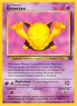 Drowzee (54/82) [Team Rocket Unlimited] | Tables and Towers