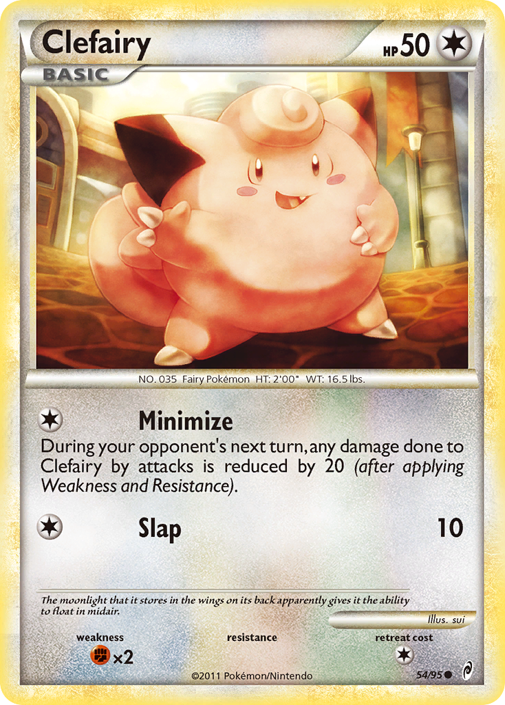 Clefairy (54/95) [HeartGold & SoulSilver: Call of Legends] | Tables and Towers