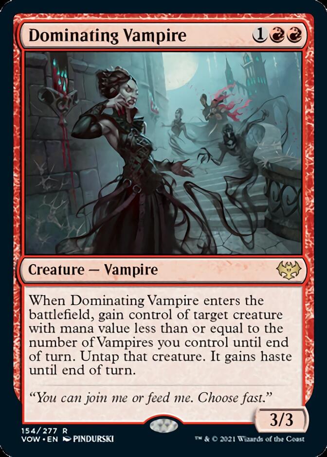 Dominating Vampire [Innistrad: Crimson Vow] | Tables and Towers