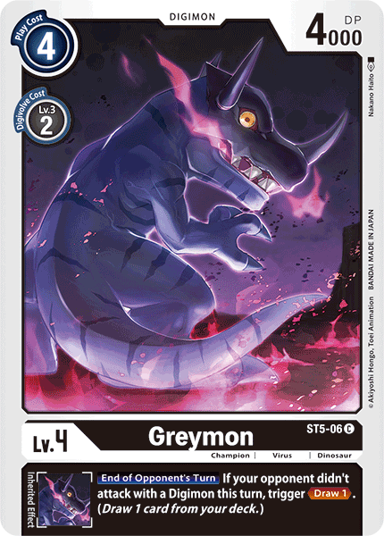 Greymon [ST5-06] [Starter Deck: Machine Black] | Tables and Towers