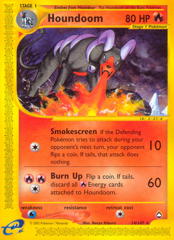 Houndoom (14/147) [Aquapolis] | Tables and Towers