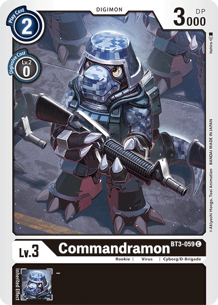 Commandramon [BT3-059] [Release Special Booster Ver.1.5] | Tables and Towers