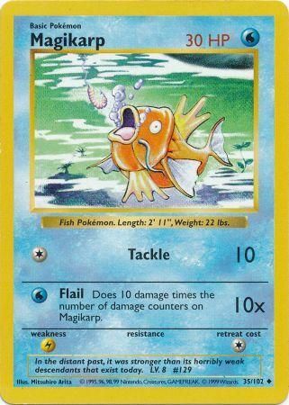 Magikarp (35/102) [Base Set Shadowless Unlimited] | Tables and Towers