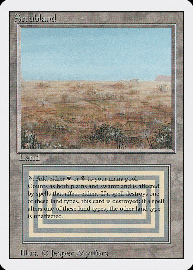 Scrubland [Revised Edition] | Tables and Towers