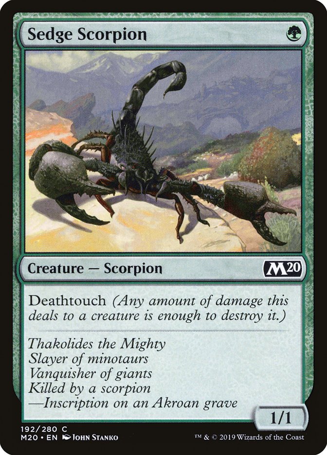 Sedge Scorpion [Core Set 2020] | Tables and Towers