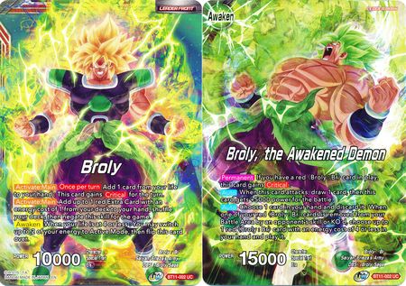 Broly // Broly, the Awakened Demon (BT11-002) [Vermilion Bloodline 2nd Edition] | Tables and Towers