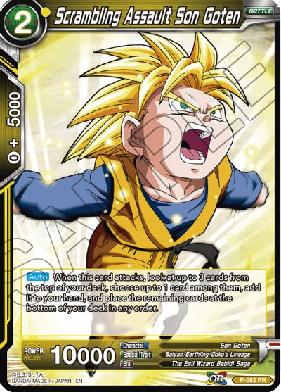 Scrambling Assault Son Goten (Reprint) (P-062) [Battle Evolution Booster] | Tables and Towers