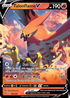 Talonflame V (029/185) [Sword & Shield: Vivid Voltage] | Tables and Towers