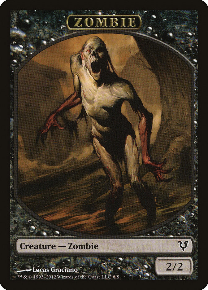 Zombie Token [Avacyn Restored Tokens] | Tables and Towers