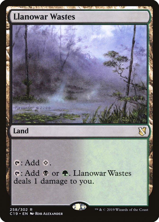 Llanowar Wastes [Commander 2019] | Tables and Towers