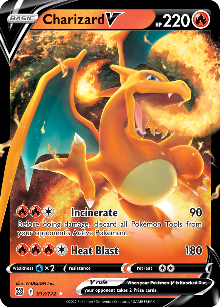 Charizard V (017/172) [Sword & Shield: Brilliant Stars] | Tables and Towers