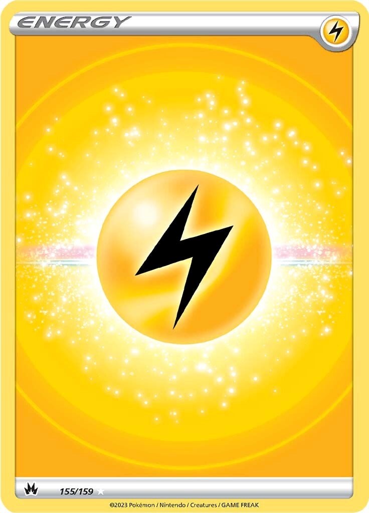 Lightning Energy (155/159) (Texture Full Art) [Sword & Shield: Crown Zenith] | Tables and Towers