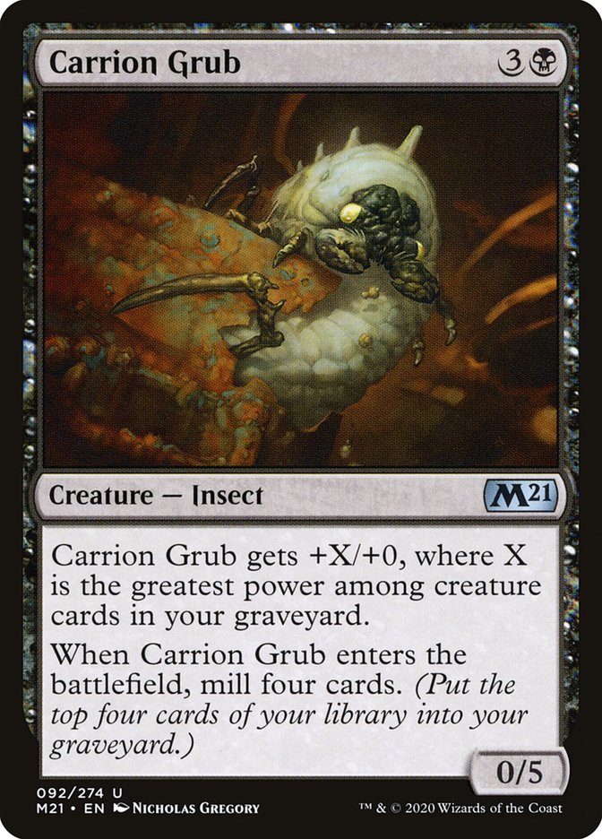 Carrion Grub [Core Set 2021] | Tables and Towers