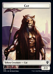 Cat // Soldier Double-Sided Token [Commander Legends Tokens] | Tables and Towers