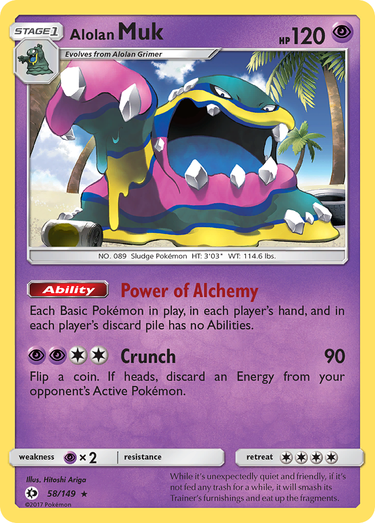 Alolan Muk (58/149) [Sun & Moon: Base Set] | Tables and Towers