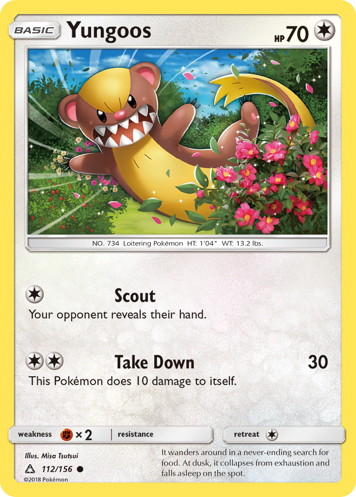 Yungoos (112/156) [Sun & Moon: Ultra Prism] | Tables and Towers