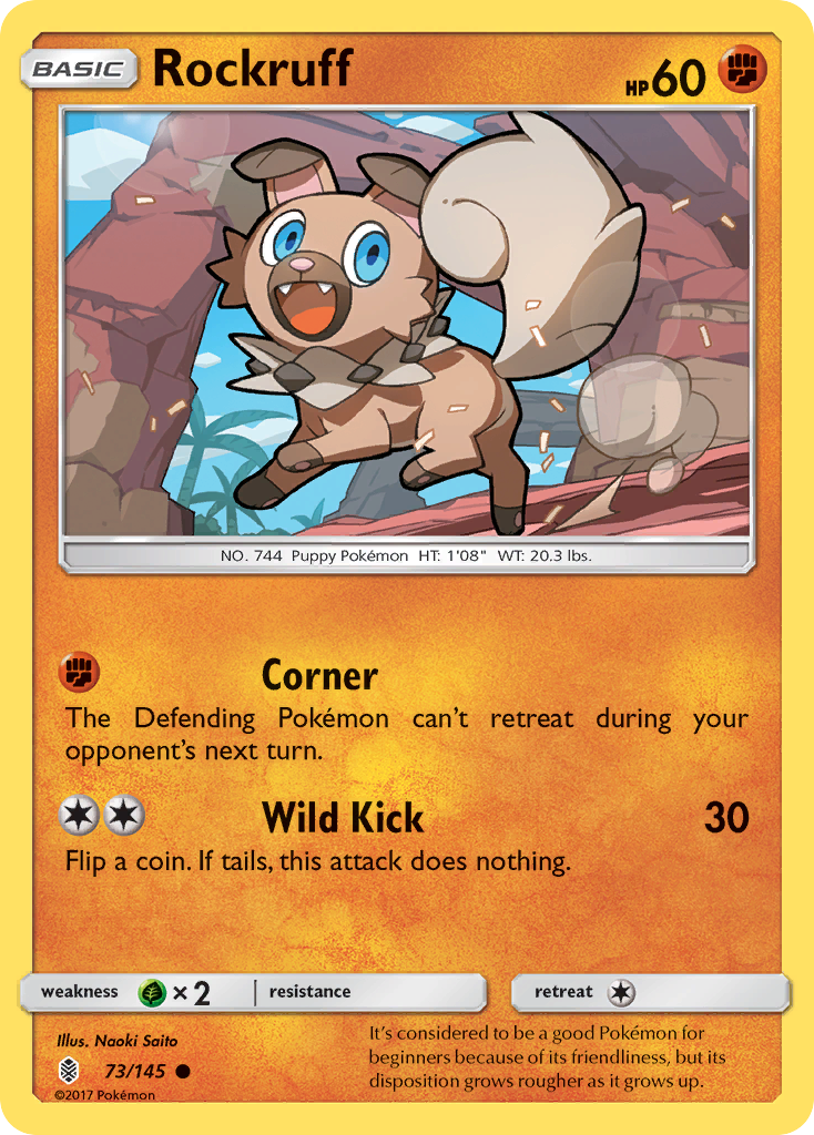 Rockruff (73/145) [Sun & Moon: Guardians Rising] | Tables and Towers