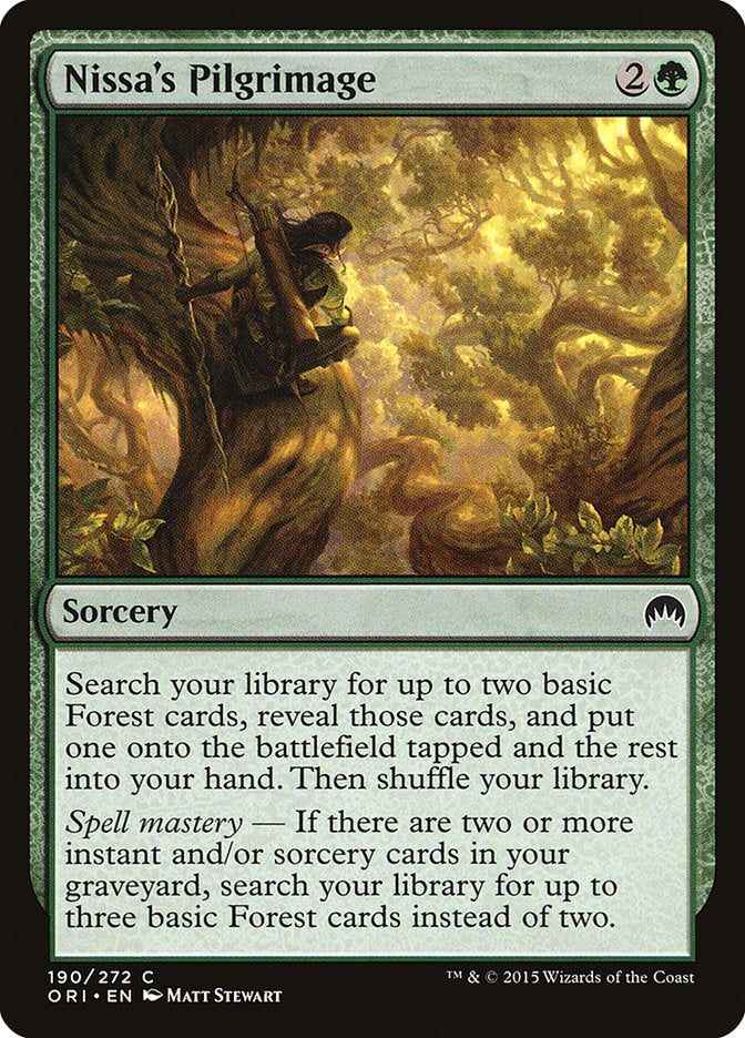 Nissa's Pilgrimage [Magic Origins] | Tables and Towers