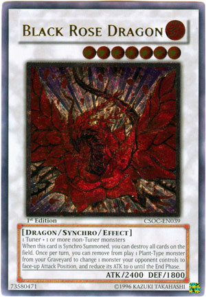 Black Rose Dragon (UTR) [CSOC-EN039] Ultimate Rare | Tables and Towers