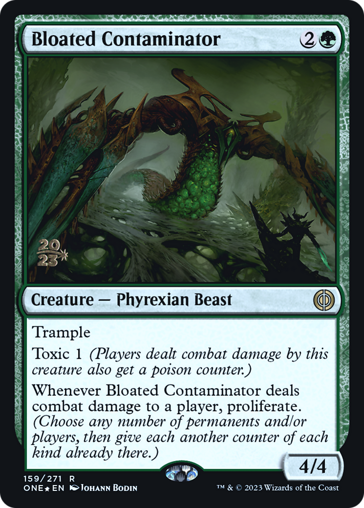 Bloated Contaminator [Phyrexia: All Will Be One Prerelease Promos] | Tables and Towers