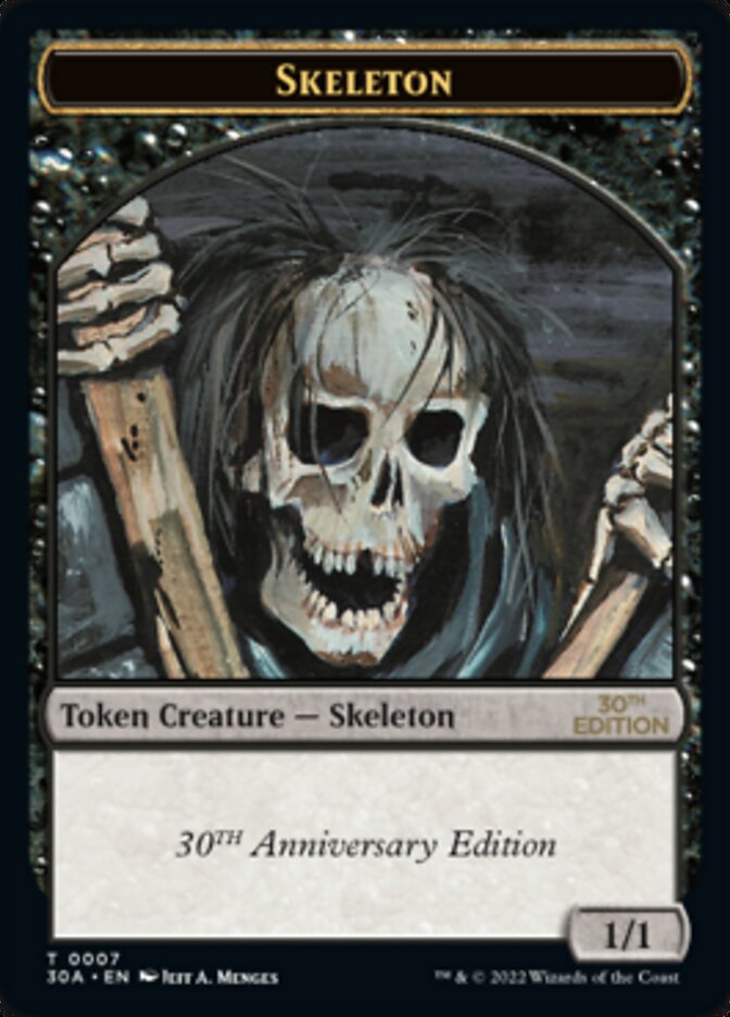 Skeleton Token [30th Anniversary Tokens] | Tables and Towers