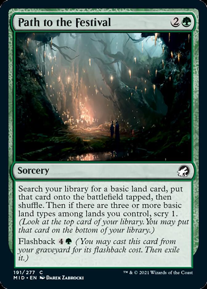 Path to the Festival [Innistrad: Midnight Hunt] | Tables and Towers