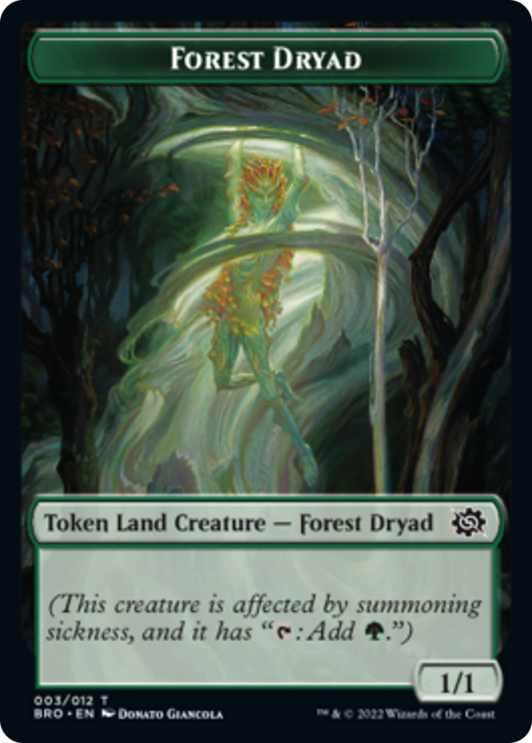 Forest Dryad Token [The Brothers' War Tokens] | Tables and Towers