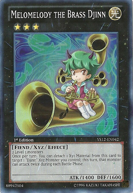 Melomelody the Brass Djinn [YS12-EN042] Super Rare | Tables and Towers