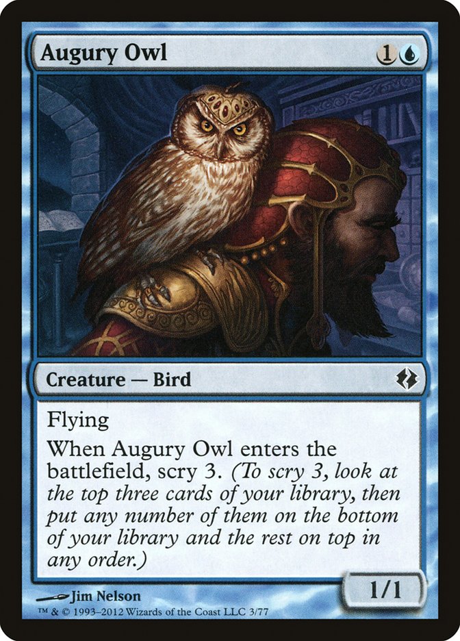 Augury Owl [Duel Decks: Venser vs. Koth] | Tables and Towers