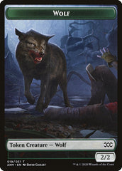 Copy // Wolf Double-Sided Token [Double Masters Tokens] | Tables and Towers