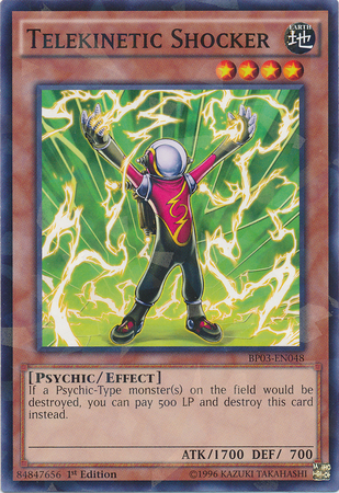 Telekinetic Shocker [BP03-EN048] Shatterfoil Rare | Tables and Towers