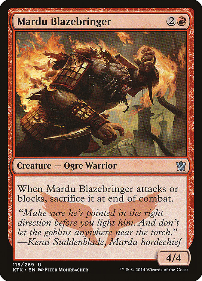 Mardu Blazebringer [Khans of Tarkir] | Tables and Towers