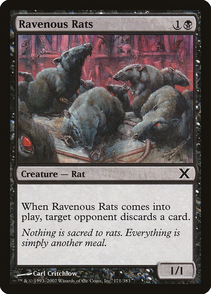 Ravenous Rats [Tenth Edition] | Tables and Towers