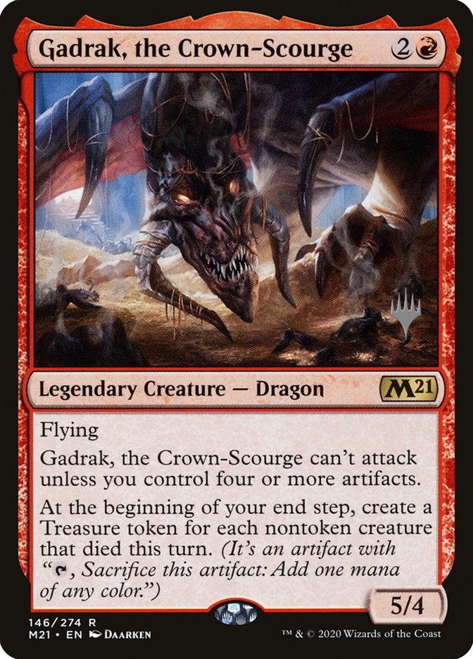 Gadrak, the Crown-Scourge (Promo Pack) [Core Set 2021 Promos] | Tables and Towers