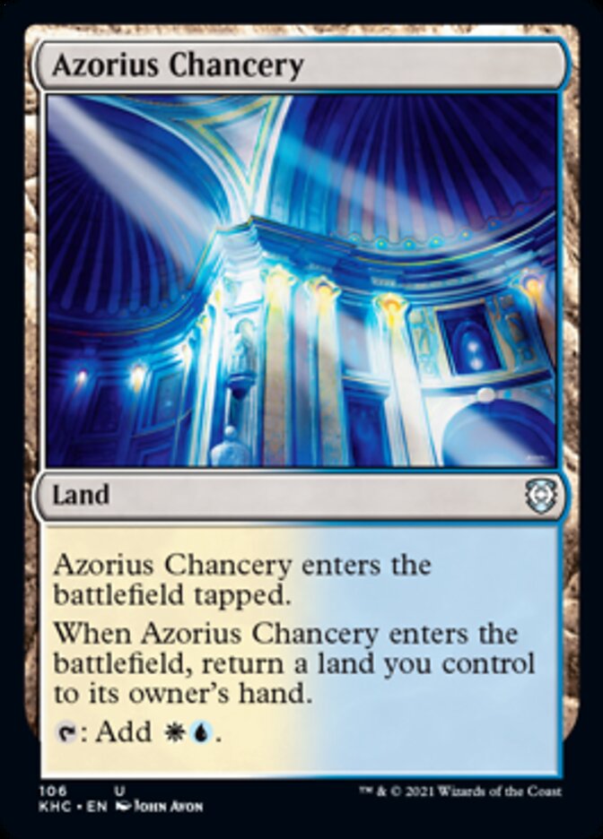 Azorius Chancery [Kaldheim Commander] | Tables and Towers