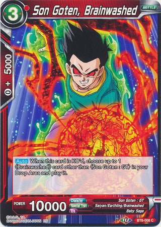 Son Goten, Brainwashed (BT8-008) [Malicious Machinations] | Tables and Towers